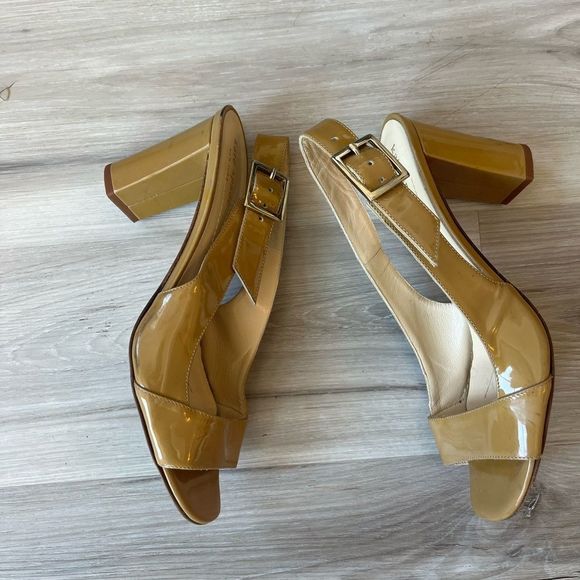 Kate Spade Tan Patent Leather Heels - Picture 9 of 11